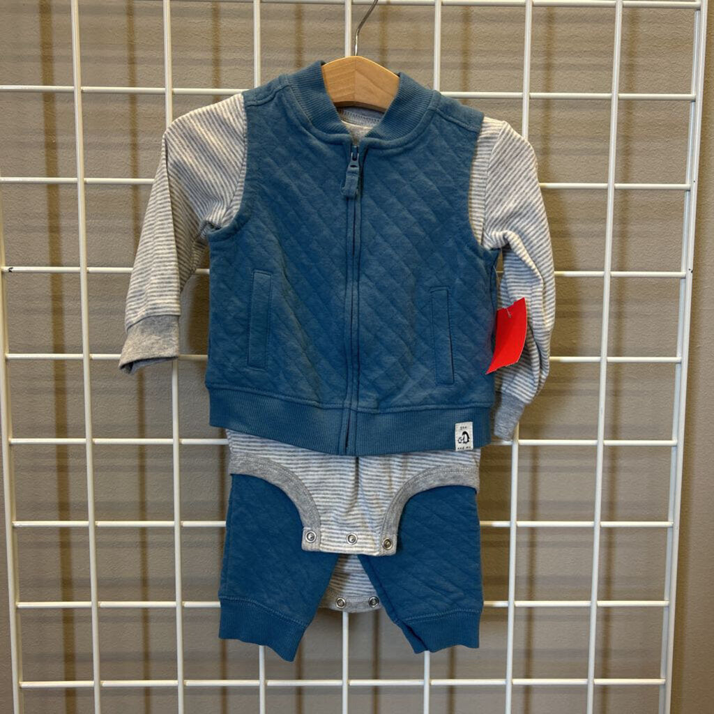 Carter's Quilted Three Pc Set - 12m