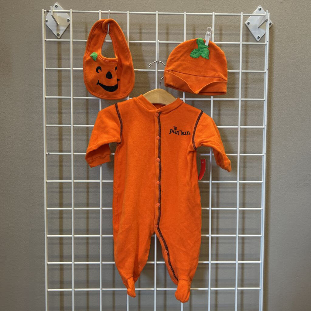 Baby Works Pumpkin 3pc Set - 3/6m