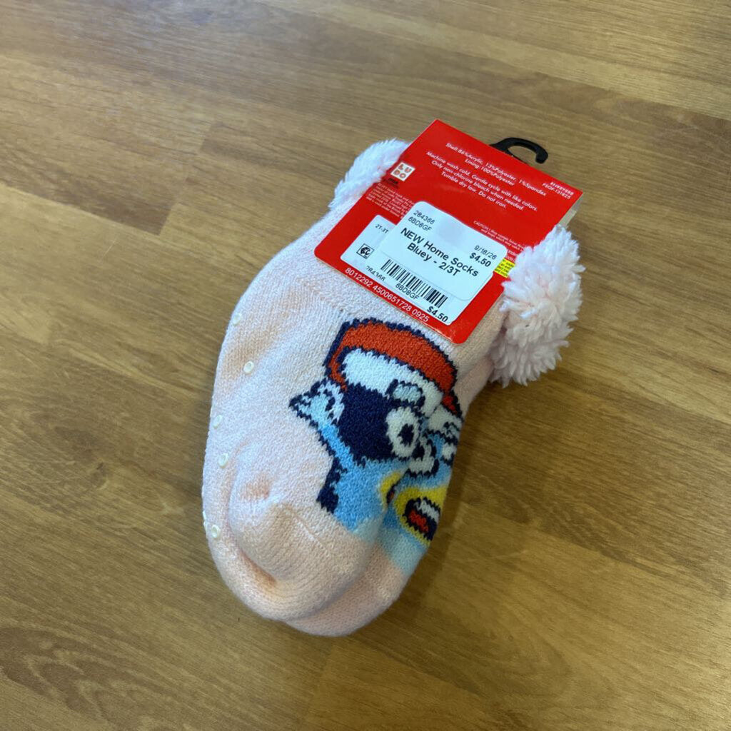 NEW Home Socks Bluey - 2/3T