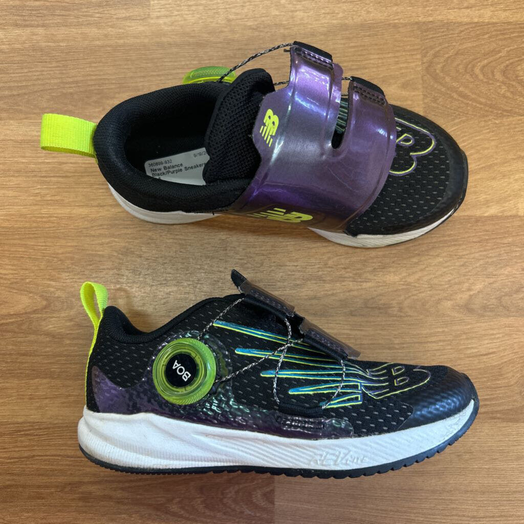 New Balance Black/Purple Sneakers - 11.5