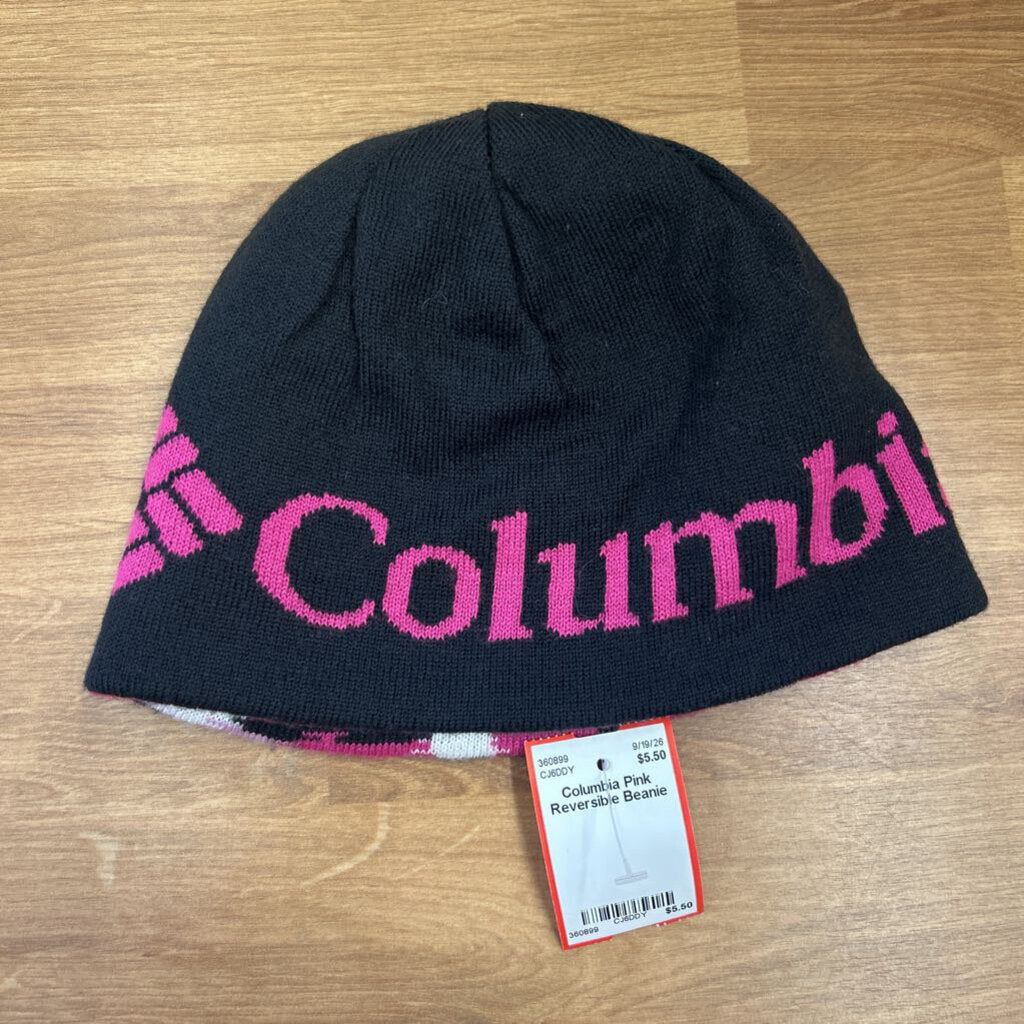 Columbia Pink Reversible Beanie