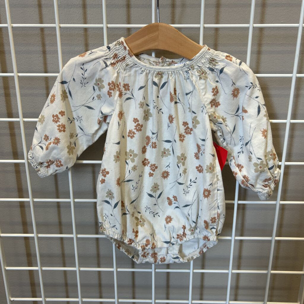 Carter's Floral LS Bodysuit - 9m