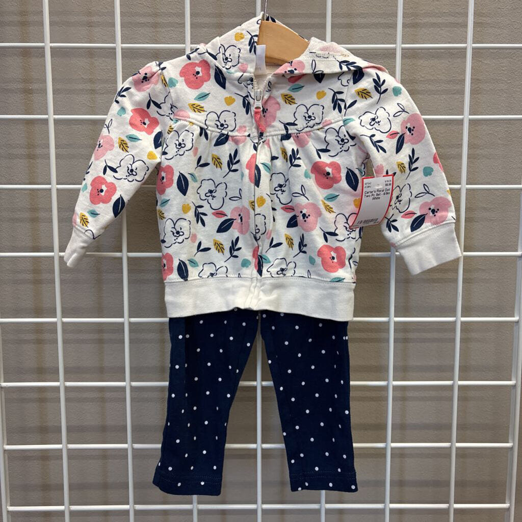 Carter's Floral Dot Two Pc Set - 6/9m