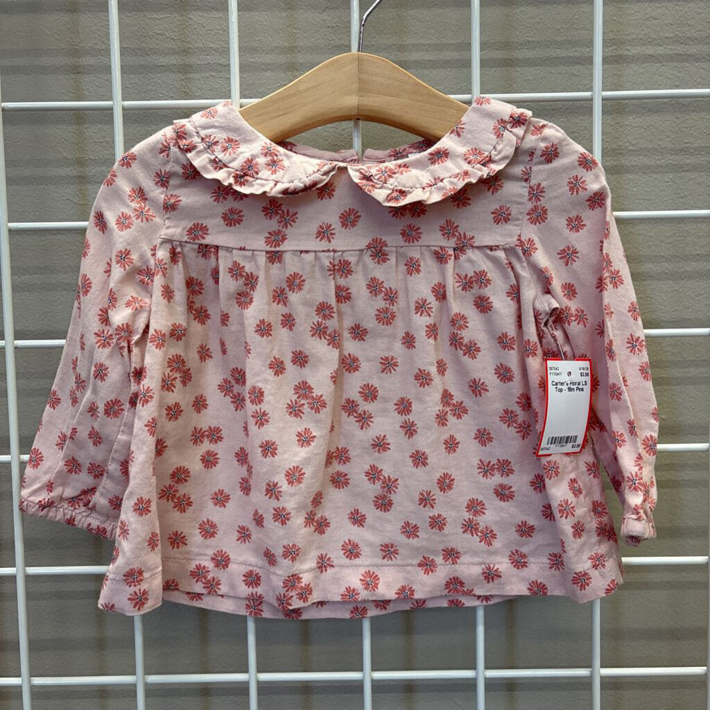 Carter's Floral LS Top - 18m