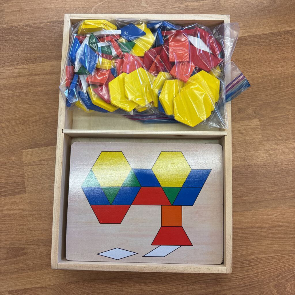 Melissa & Doug Wooden Blocks & Boards - Patterns