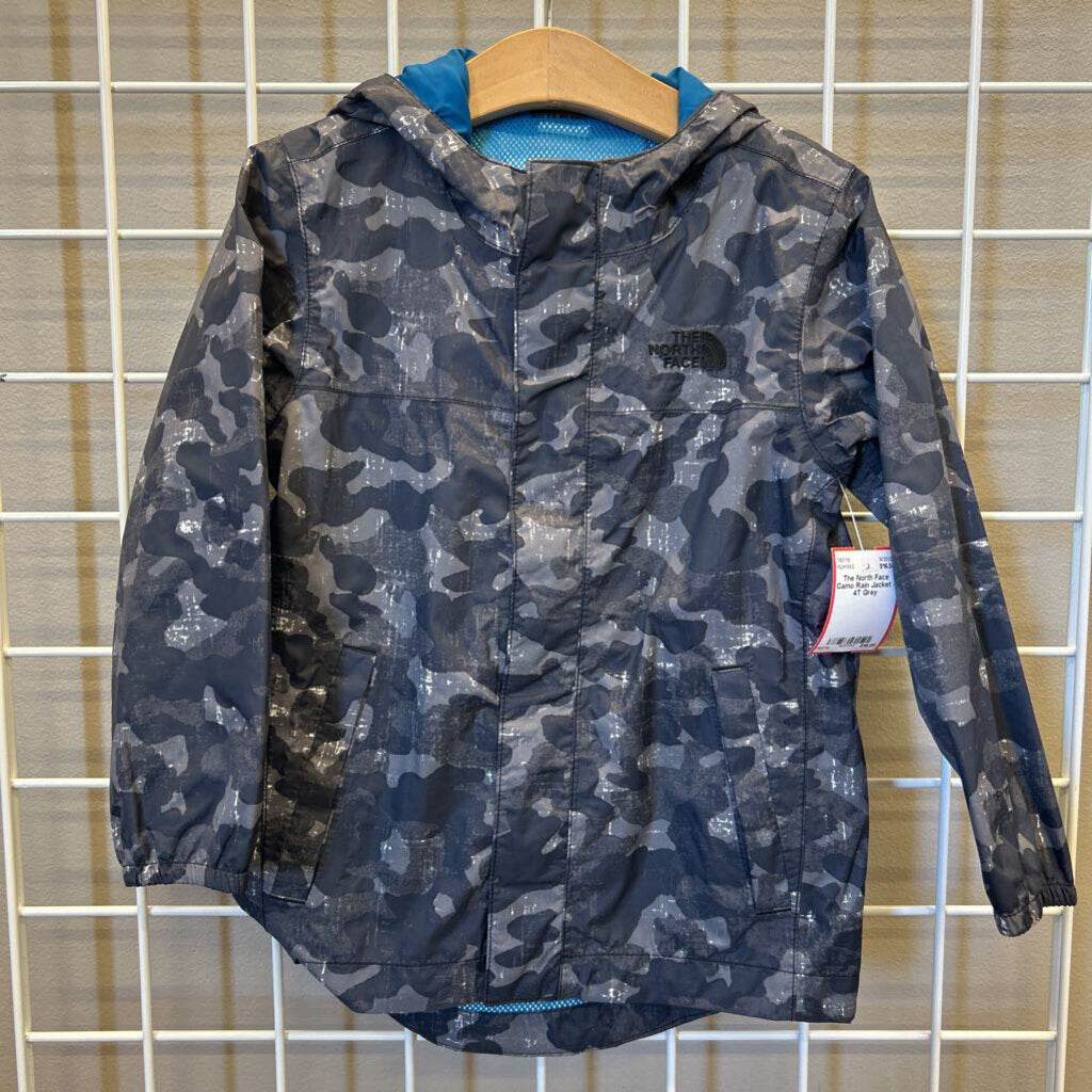 The North Face Camo Rain Jacket - 4T