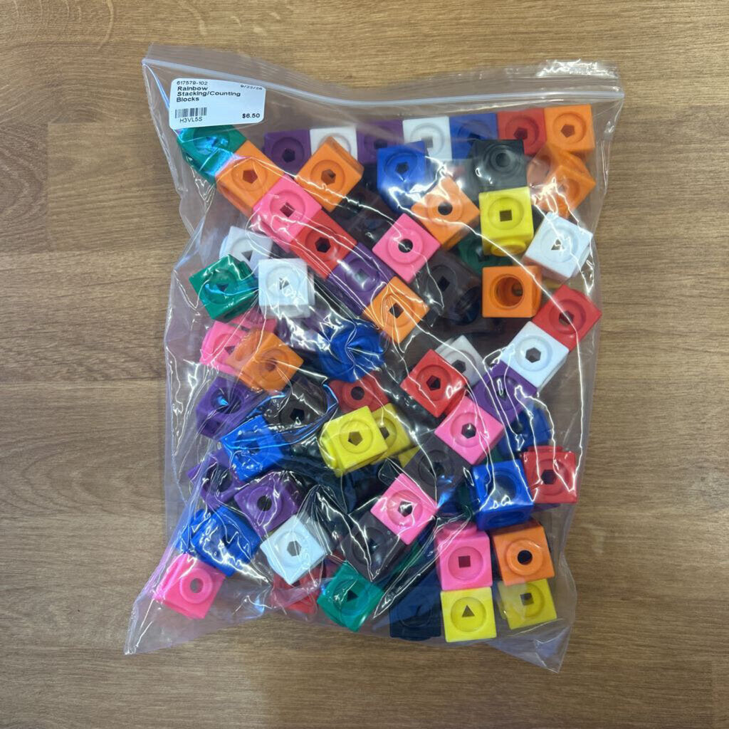 Rainbow Stacking/Counting Blocks