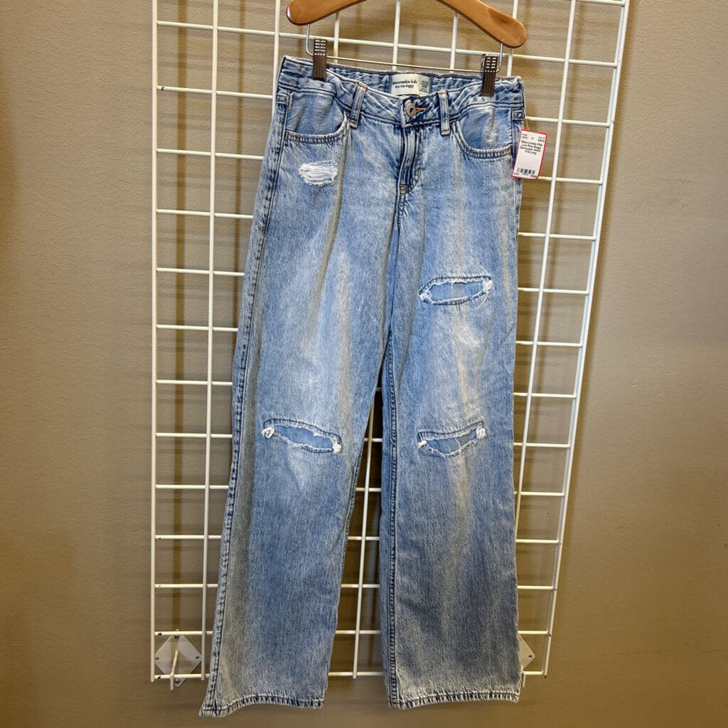 Abercrombie Kids Low Rise Baggy Distressed Jeans - 11/12