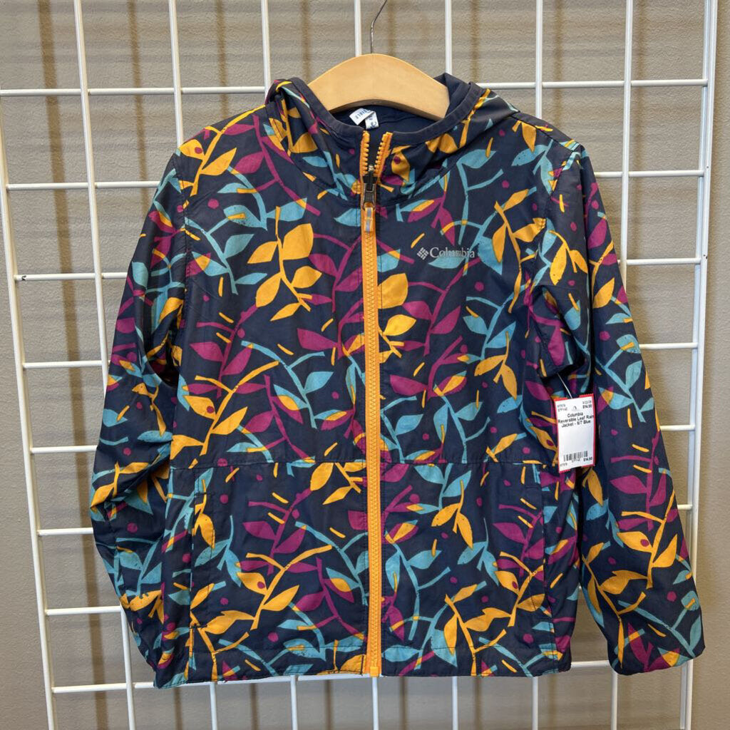 Columbia Reversible Leaf Rain Jacket - 6/7