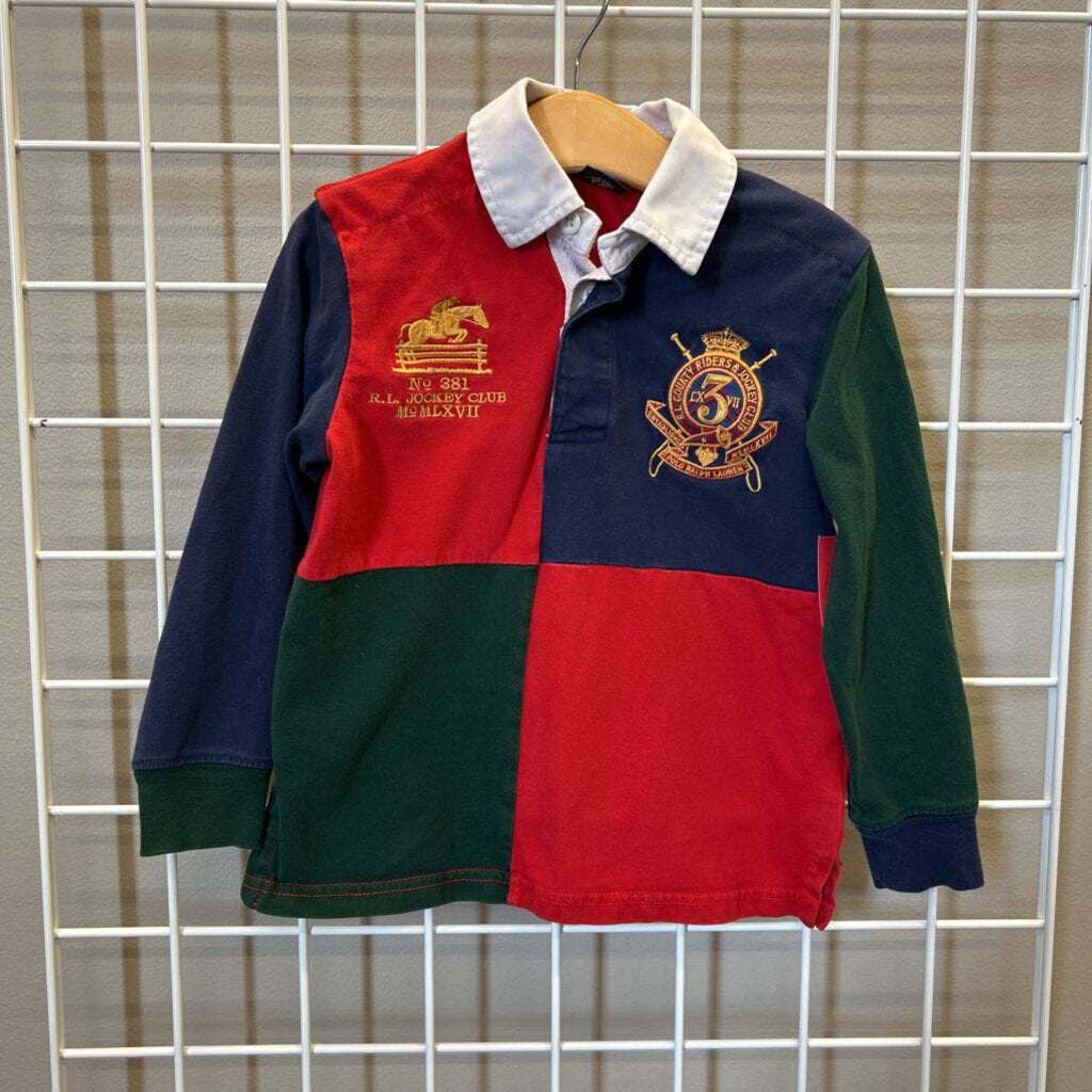 Polo Color Block LS Polo - 5