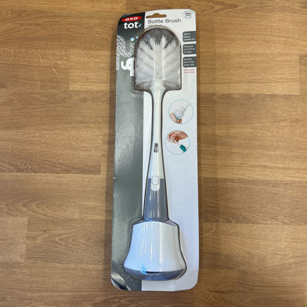 NEW OXO Bottle Brush w/ Stand