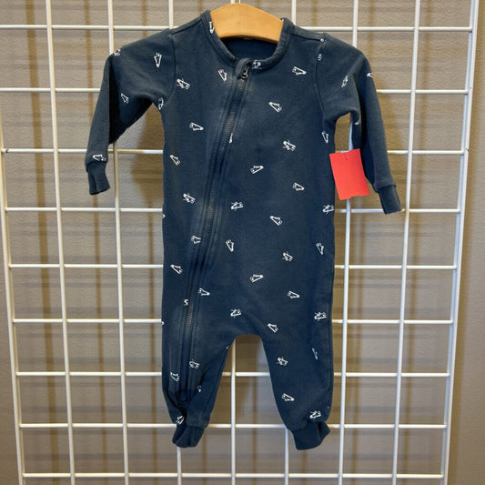 Miles the Label Shoe Zip LS Romper - 9m