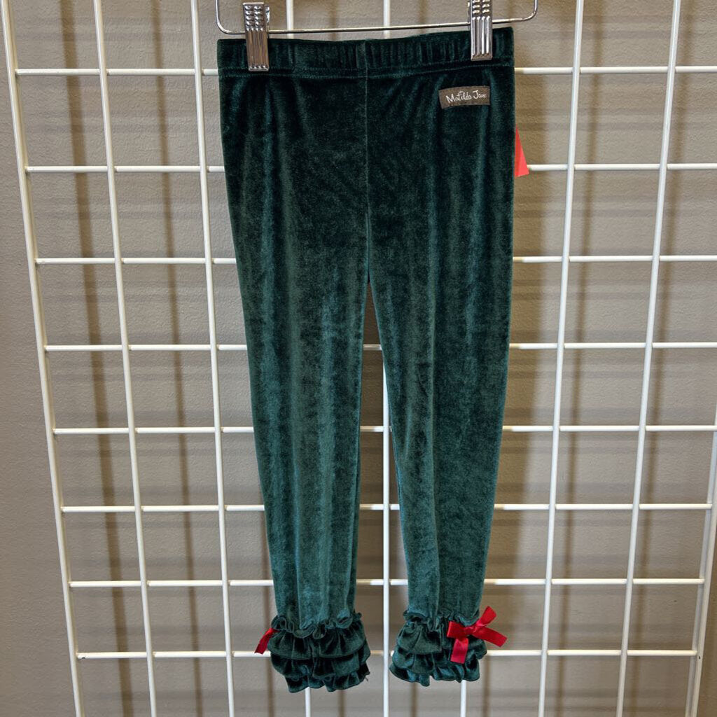 Matilda Jane Velvet Ruffle Leggings - 4