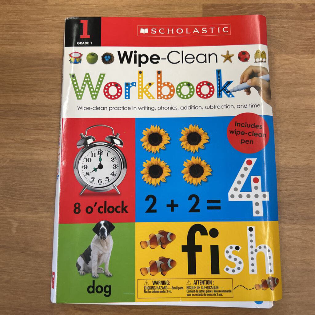 Wipe Clean Workbook - Grade 1