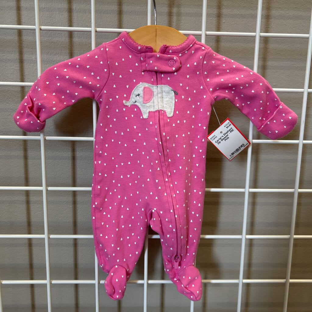 Carter's Elephant Zip Sleeper - PM