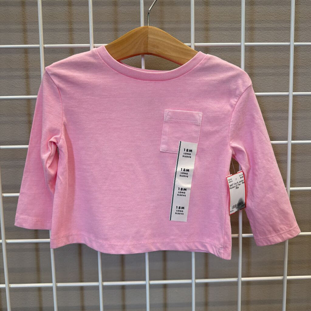 NWT Cat & Jacket Pocket LS Tee - 18m