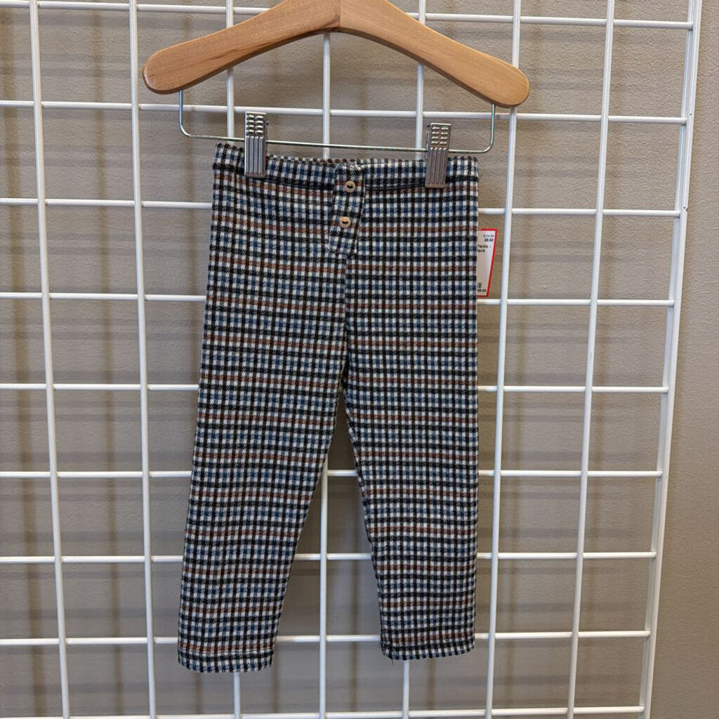 Zara Plaid Pants - 18/24m