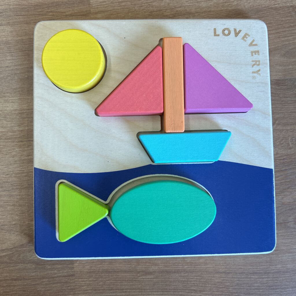 Lovevery Land And Sky Two-Part Puzzle Board