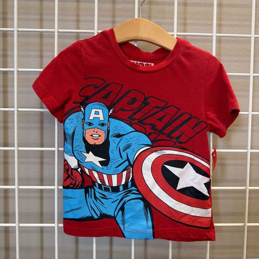 Marvel Captain America SS Tee - 3T