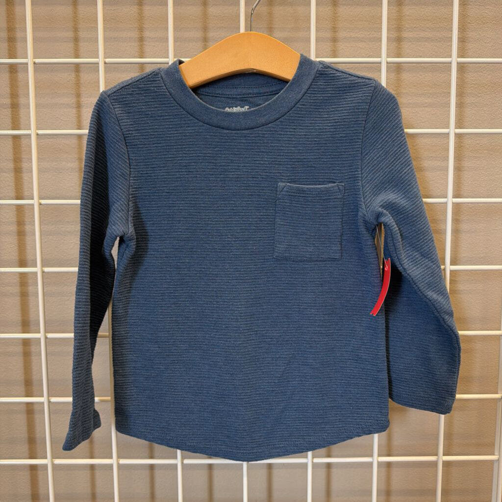 Cat & Jack Pocket LS Tee - 3T