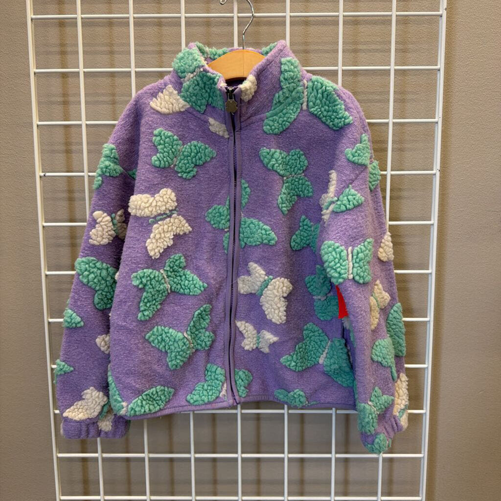 Lucky Brand Butterfly Fleece Jacket - 7/8