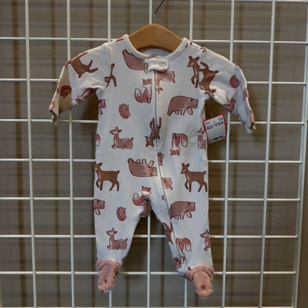 Carter's Animal Zip Sleeper - 3m