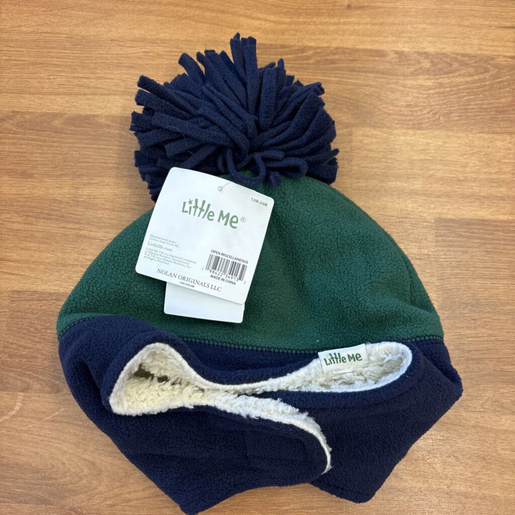 NEW Little Me Fleece Hat - 12/24m