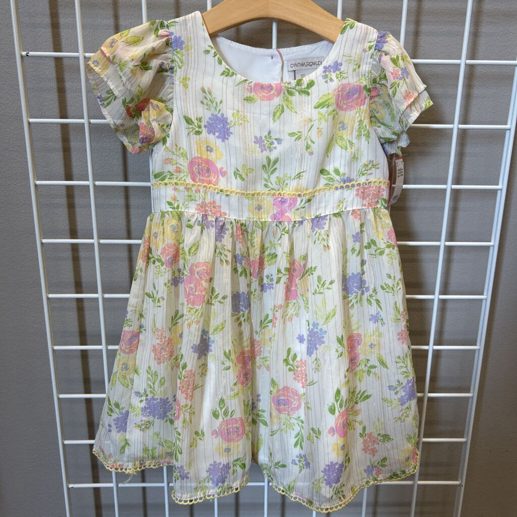 Cynthia Rowley Floral SS Party Dress - 5