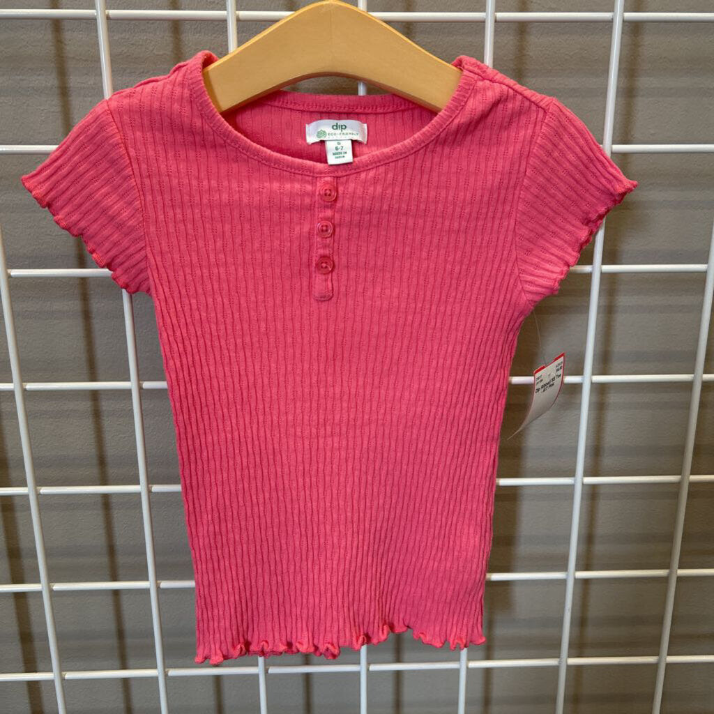 Dip Ribbed SS Tee - 6/7