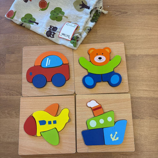 Bag of 4 Puzzles