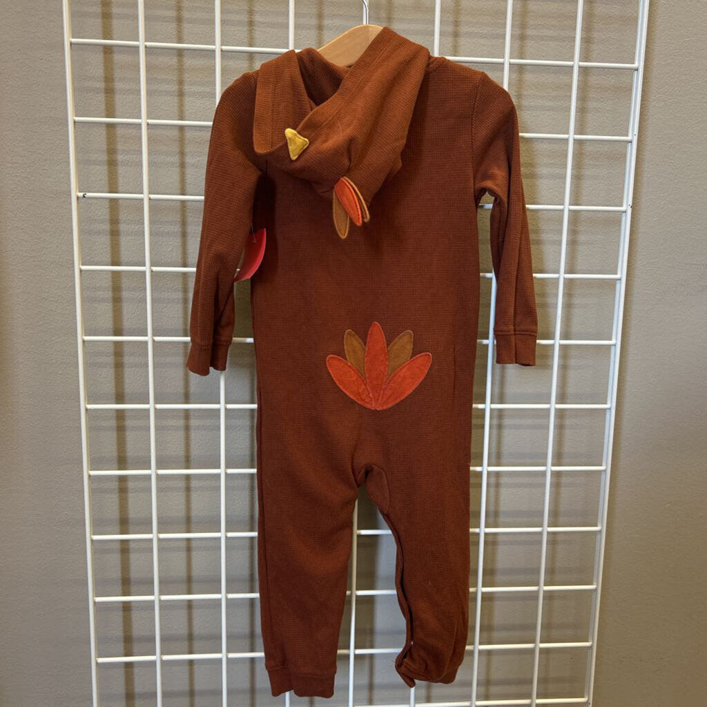 Carter's Turkey Thermal LS Romper - 24m