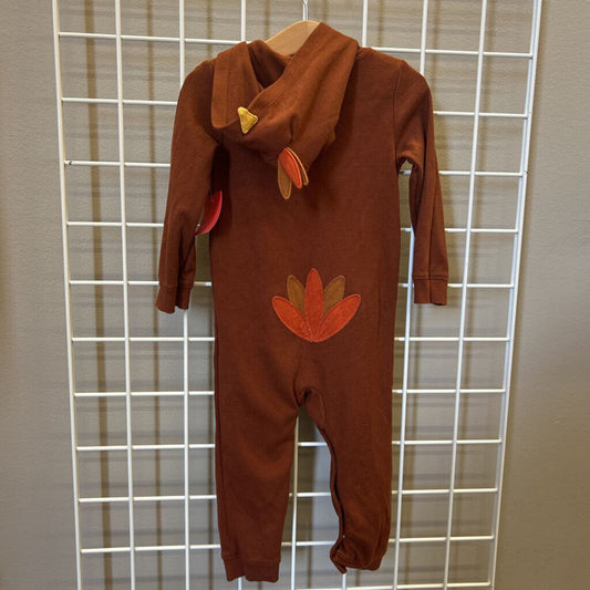 Carter's Turkey Thermal LS Romper - 24m