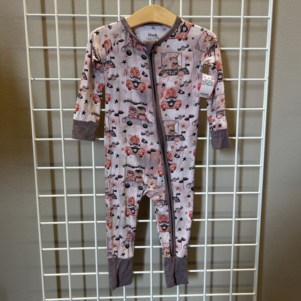 Blush Lotus Bamboo Halloween Zip Sleeper (wash wear) - 18/24m