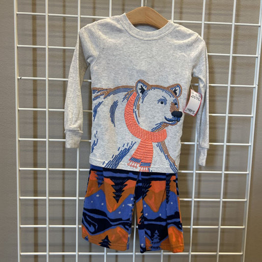 Carter's Fleece Bear Pjs - 2T