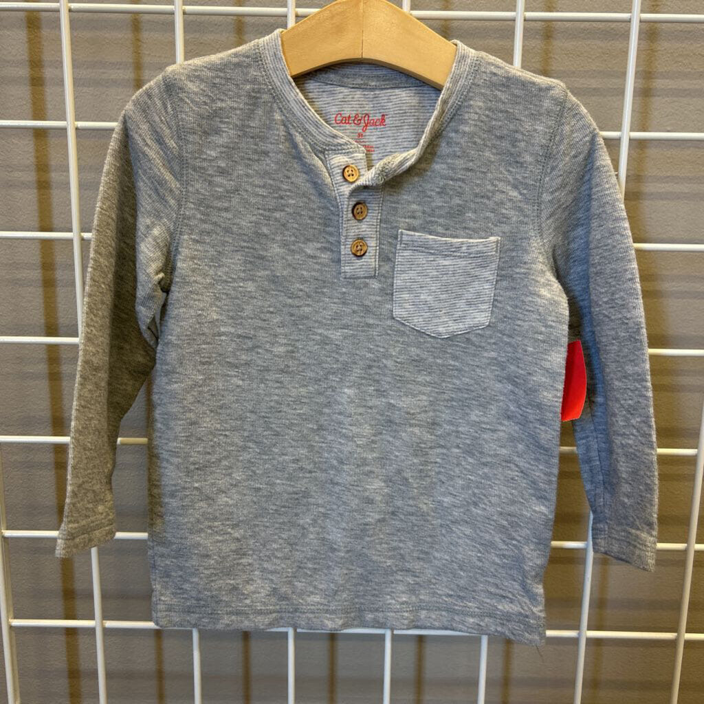 Cat & Jack LS Henley - 3T