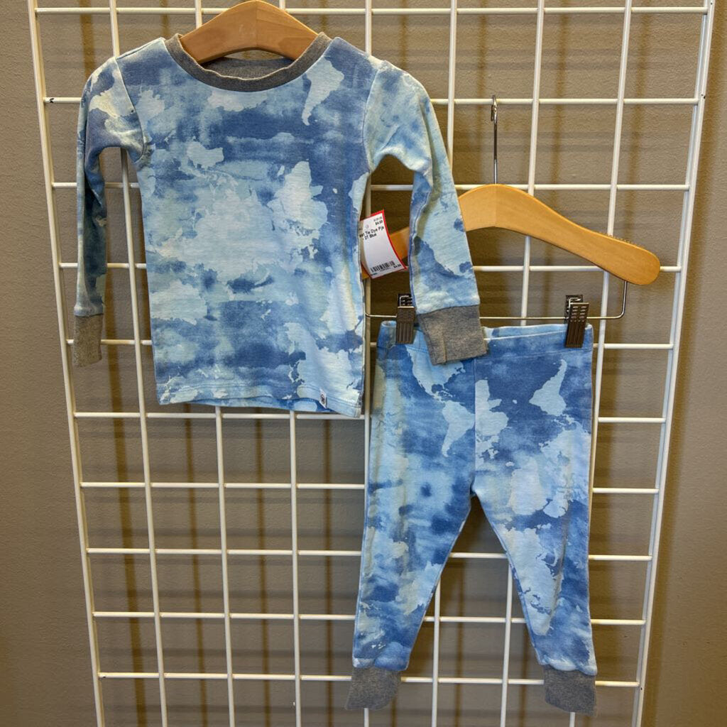 Honest Tie Dye Pjs - 2T