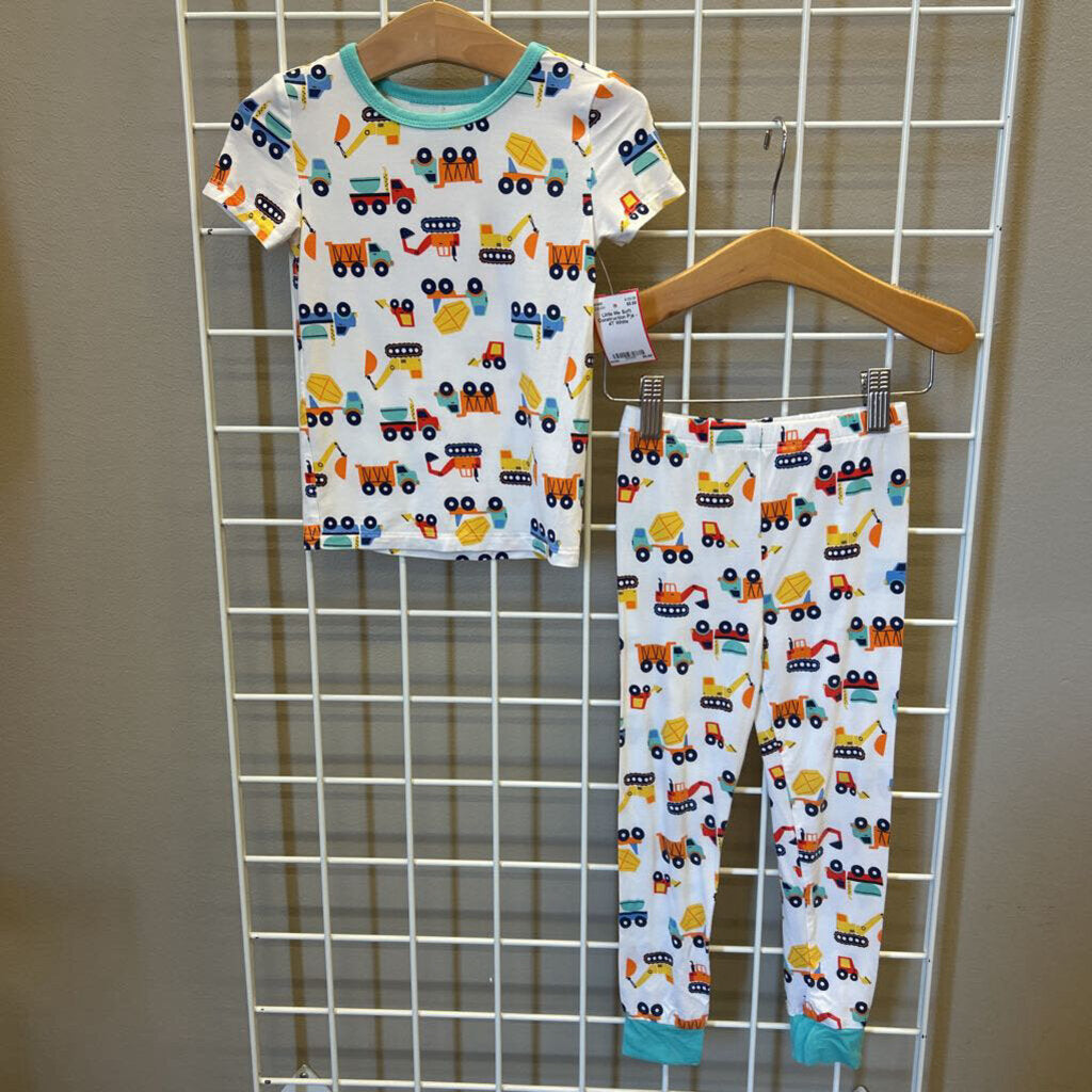 Little Me Soft Construction Pjs - 4T