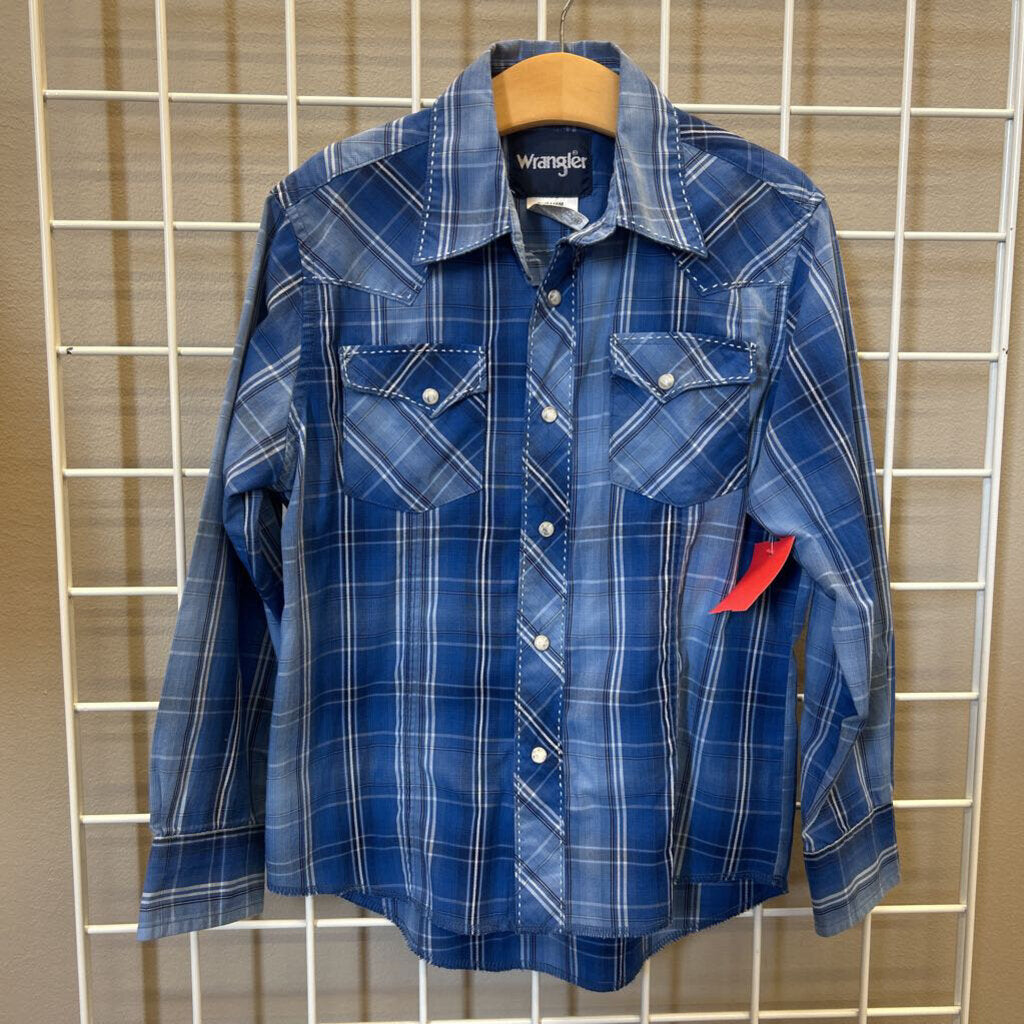 Wrangler Plaid LS Snap - 7/8