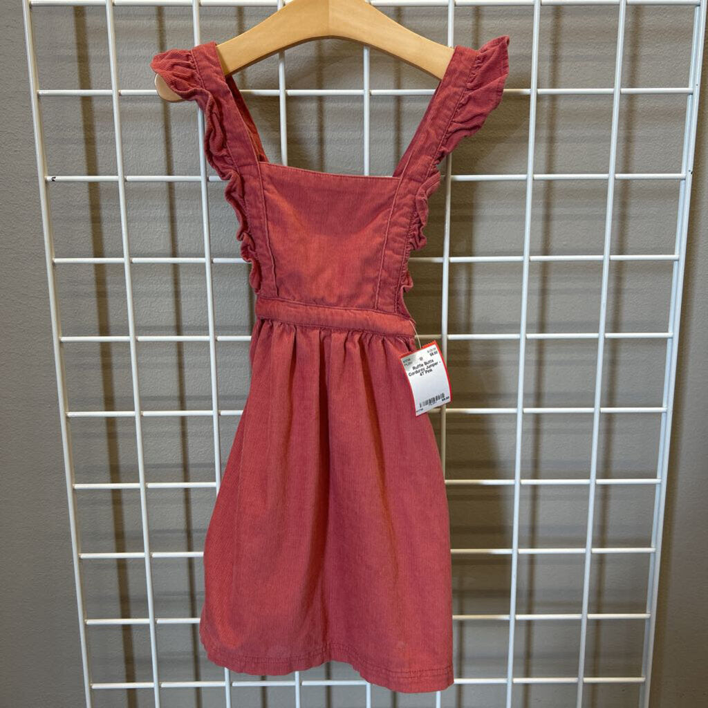 Ruffle Butts Corduroy Jumper - 4T