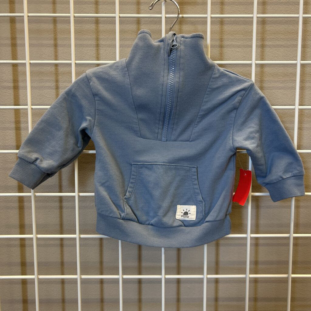 Little Co. Quarter Zip Pullover - 9m