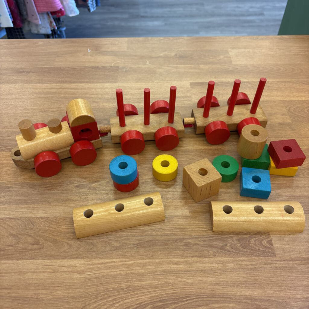 Wood Train Set