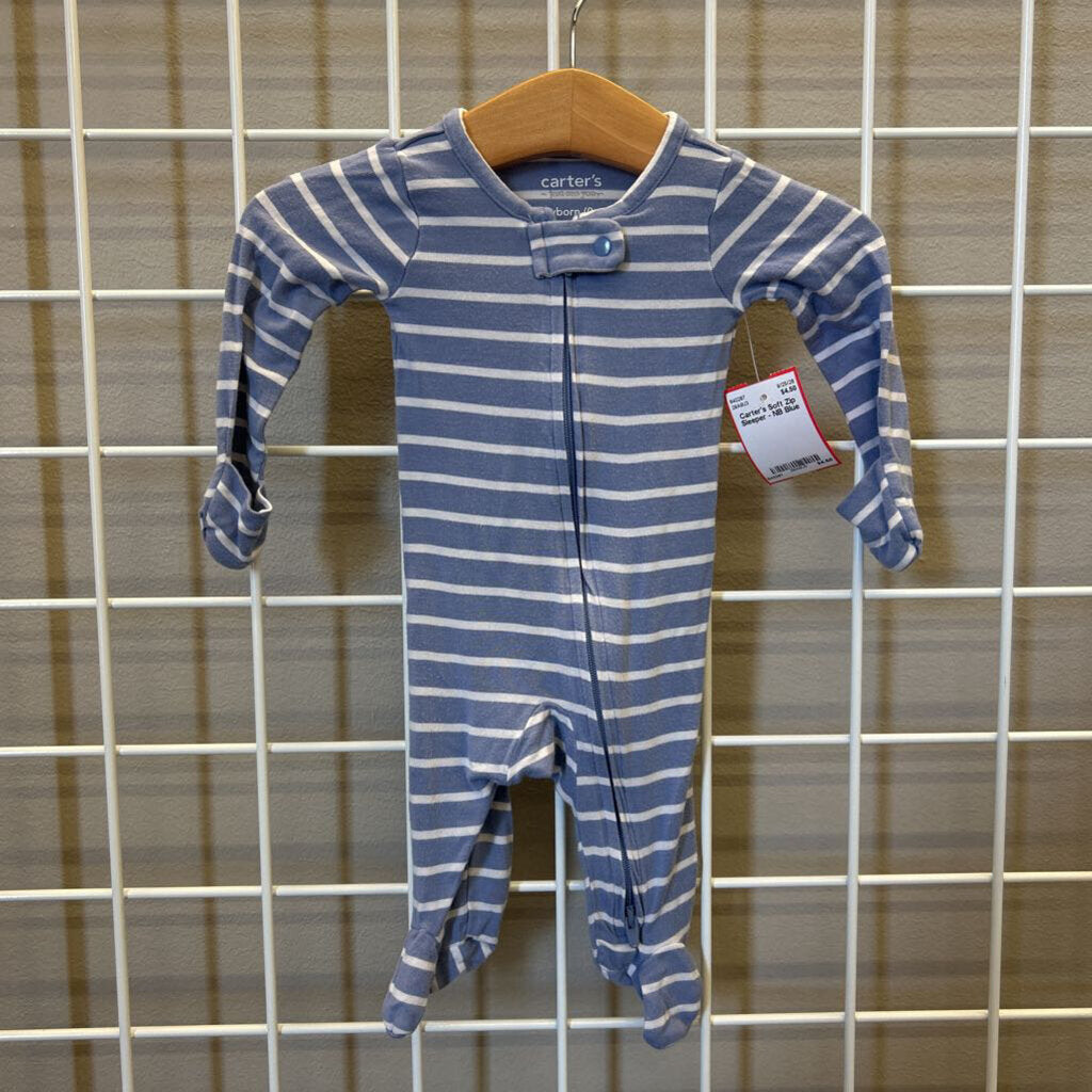 Carter's Soft Zip Sleeper - NB