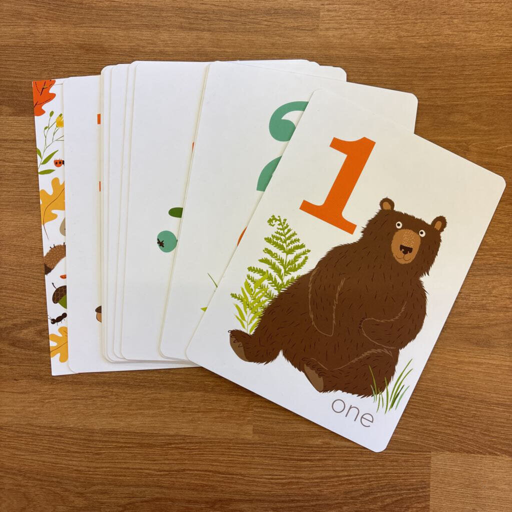 Animal Counting Flash Cards