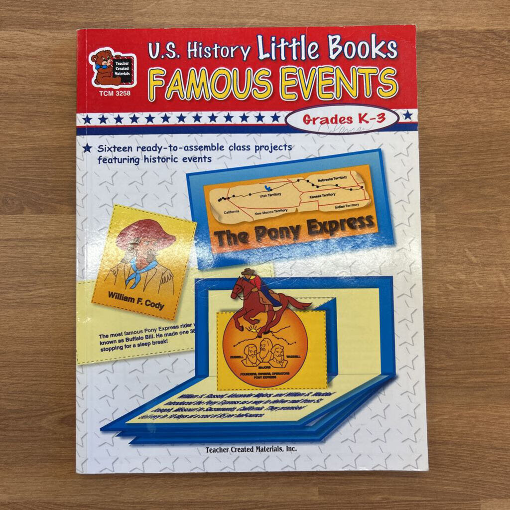 US History Little Books - Famous Events