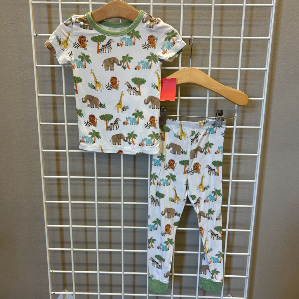 Little Me Soft Zoo Pjs - 3T