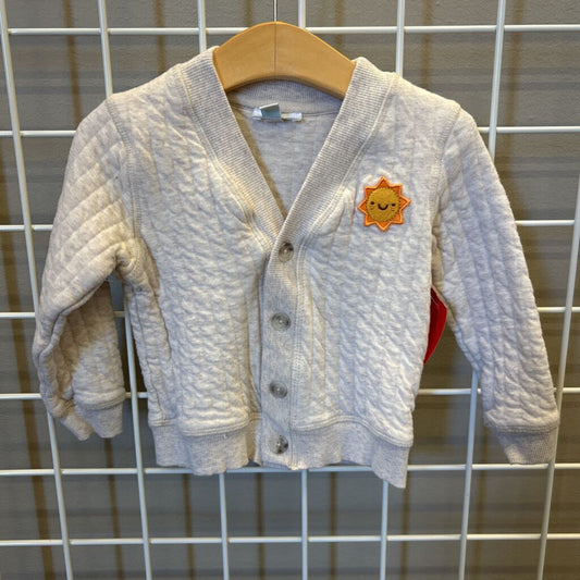 Dip Quilted Sun Cardigan - 18/24m