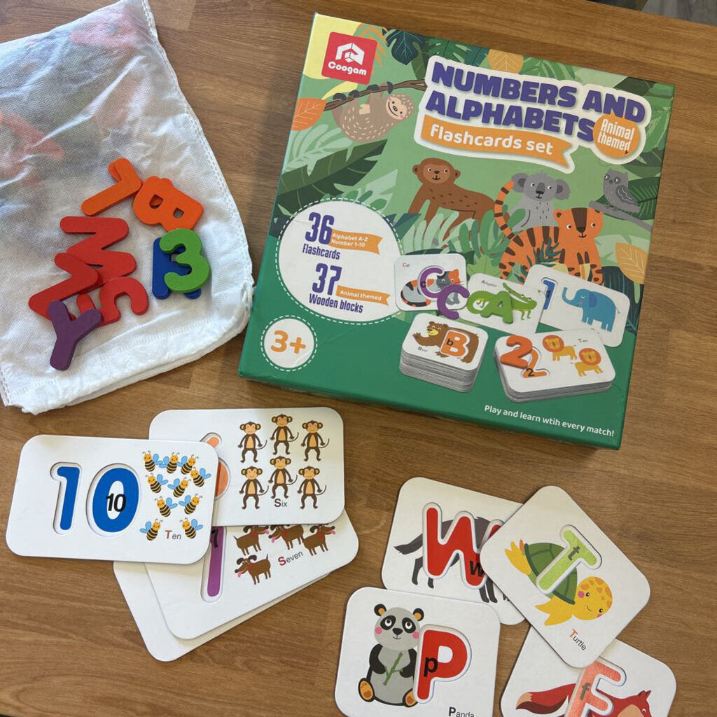 Coogam Numbers and Alphabets - Flashcards Set