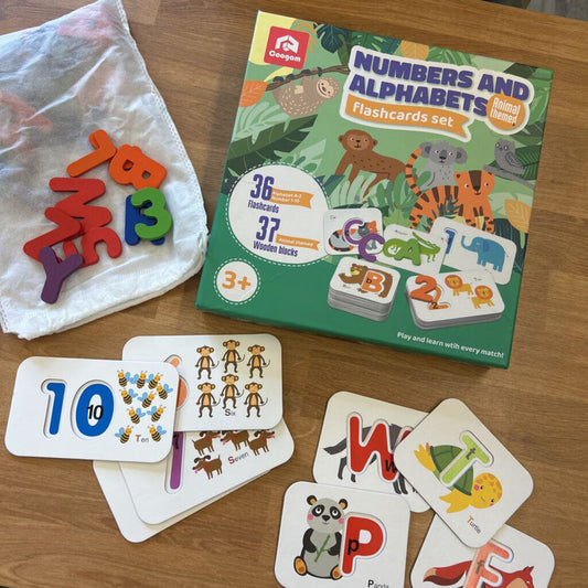 Coogam Numbers and Alphabets - Flashcards Set