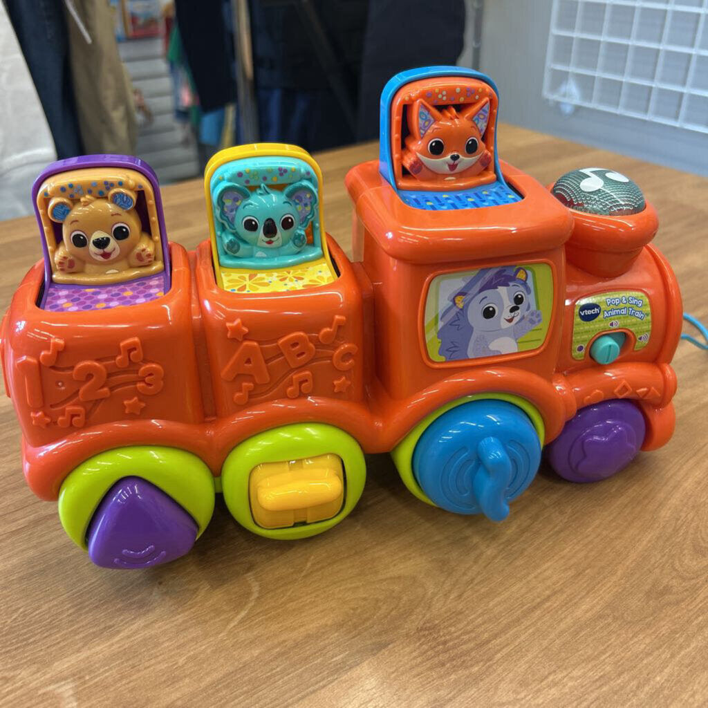 Vtech Pop & Sing Animal Train