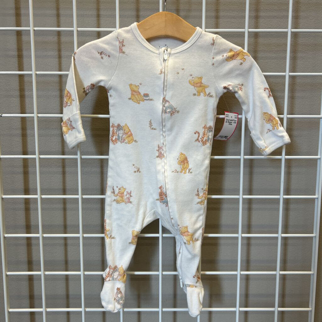 Cloud Island Pooh Zip Sleeper - 0/3m